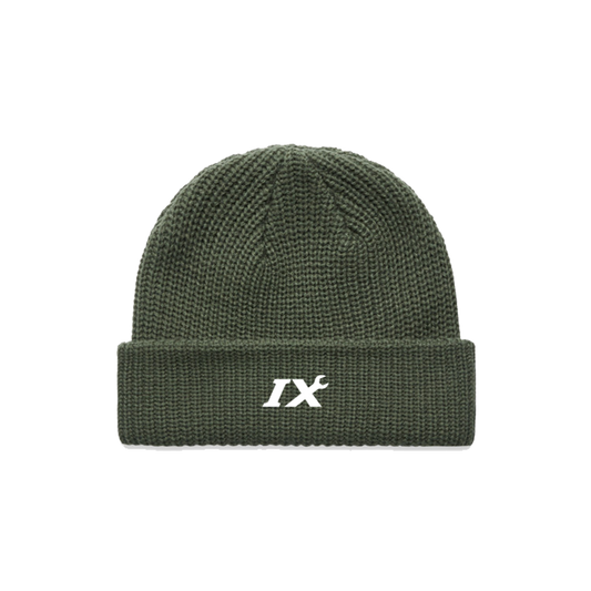 'IX' Cable Knit Beanie