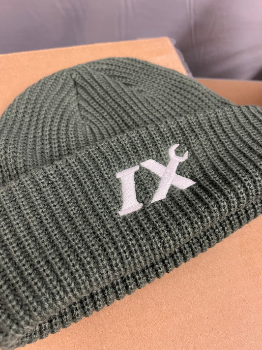 'IX' Cable Knit Beanie