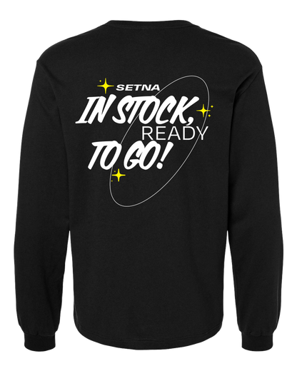 'In Stock' Long Sleeve Tee