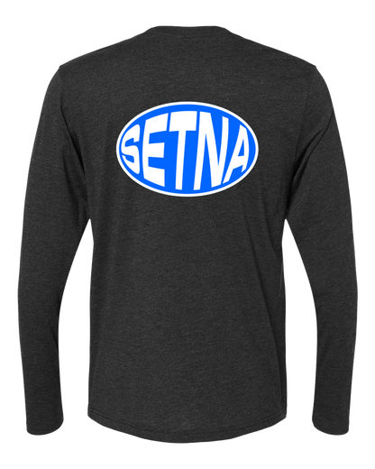 'Fisheye' Long Sleeve Tri-Blend Tee