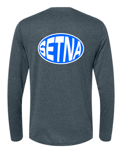 'Fisheye' Long Sleeve Tri-Blend Tee