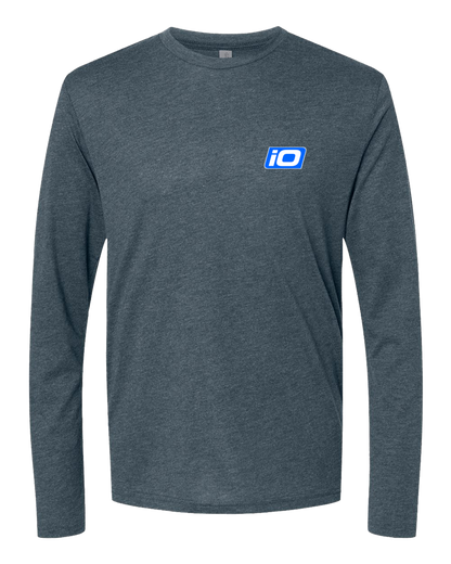 'Fisheye' Long Sleeve Tri-Blend Tee