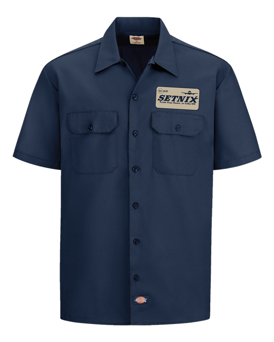 'Setnix' Work Shirt - Navy
