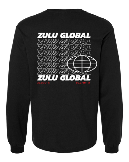 'Zulu Global Wave' Long Sleeve Tee