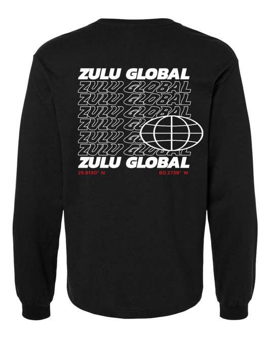 'Zulu Global Wave' Long Sleeve Tee