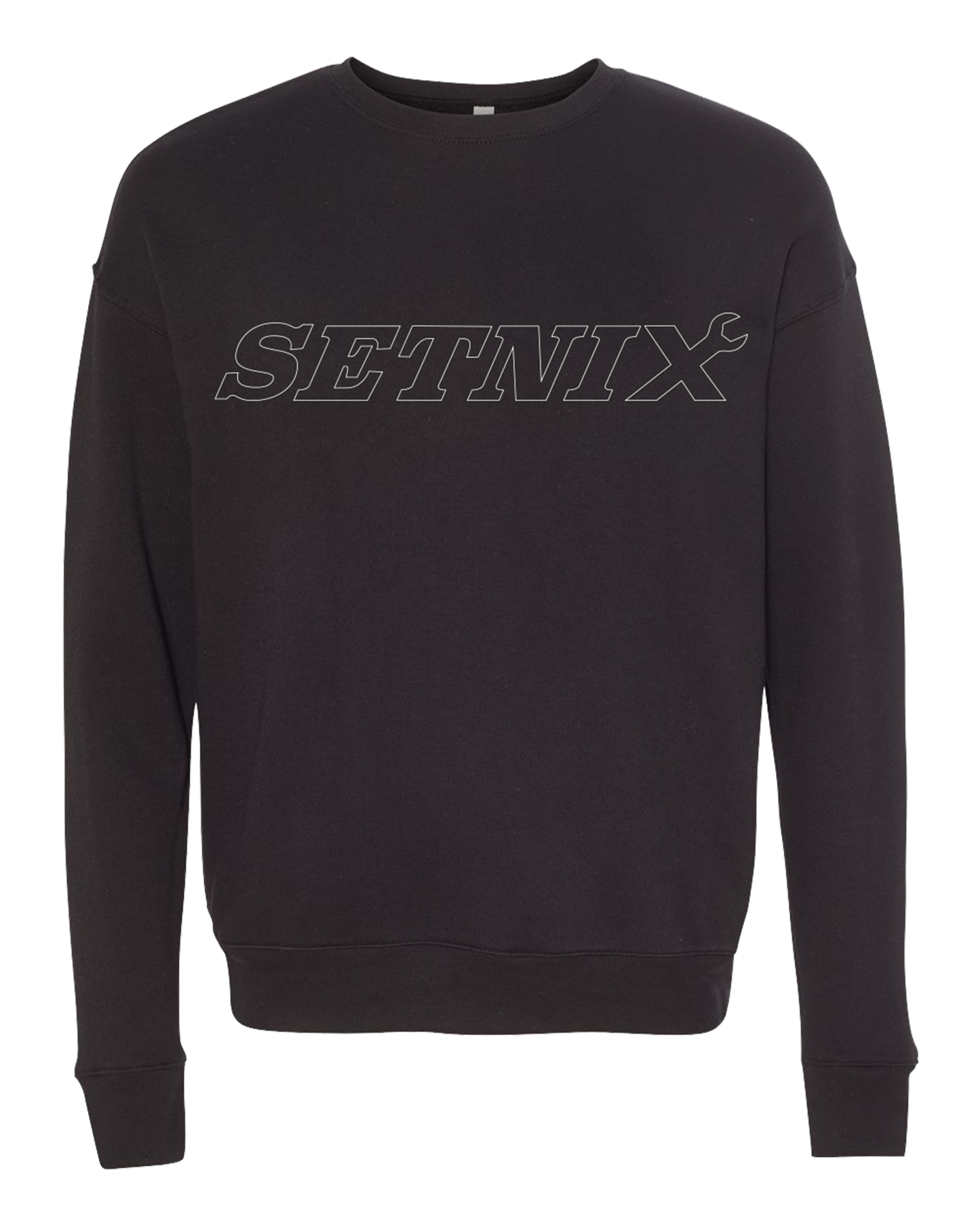 'Setnix Embossed Embroidery' Crewneck