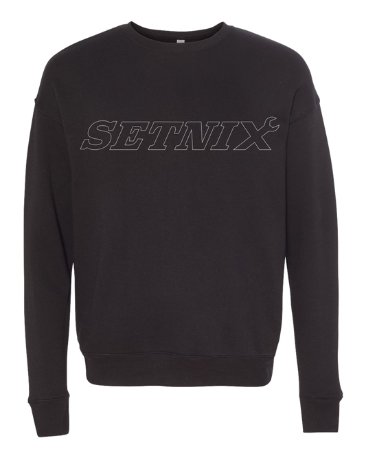 'Setnix Embossed Embroidery' Crewneck